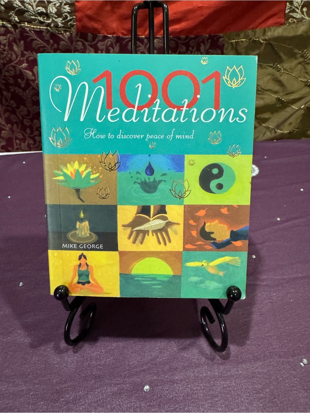 George 1001 Meditations — Teal and Multicolor Illustrated Cover